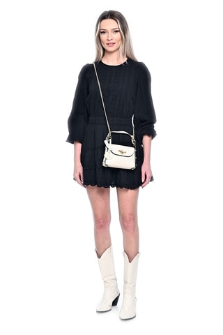 Leren Handtas - Anna Luchini - Beige