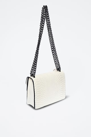 Leren Schoudertas - Rood Roberta M - Beige