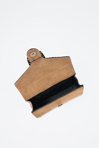 Leren Schoudertas - Rood Roberta M - Beige