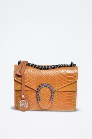 Leren Schoudertas - Rood Roberta M - Bruin