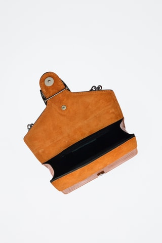 Leren Schoudertas - Rood Roberta M - Bruin
