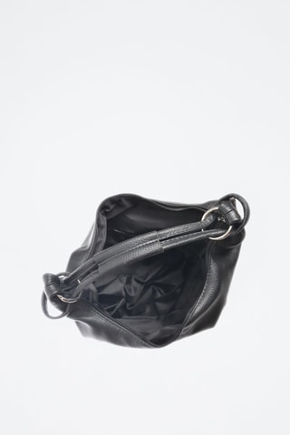 Leren Shopper - Zwart en zilverkleurig