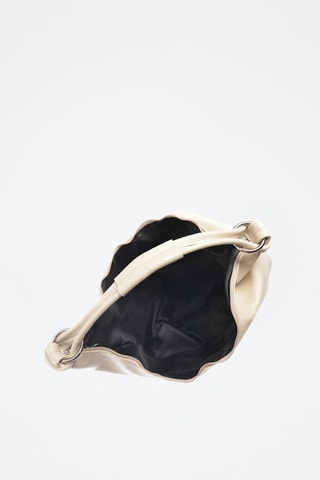 Leren Shopper - Beige en goudkleurig