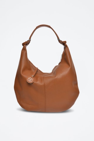 Leren Shopper - Wit en bruin
