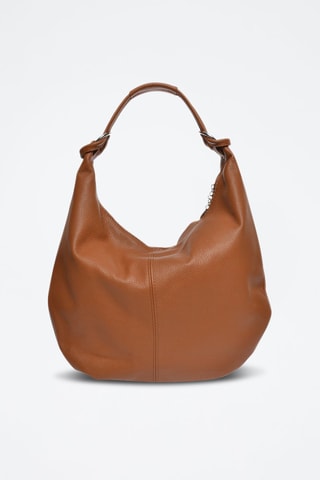 Leren Shopper - Wit en bruin