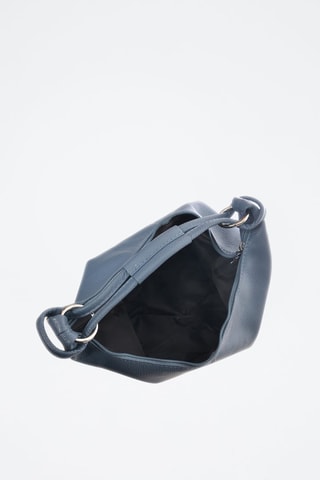 Leren Shopper - Blauw