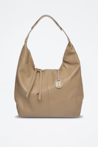 Leren Handtas - Isabella Rhea - Beige