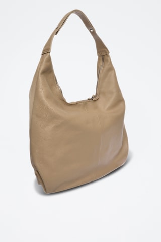Leren Handtas - Isabella Rhea - Beige