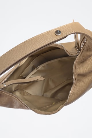 Leren Handtas - Isabella Rhea - Beige