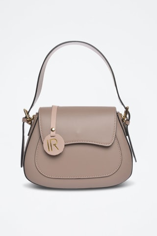 Leren Handtas - Taupe