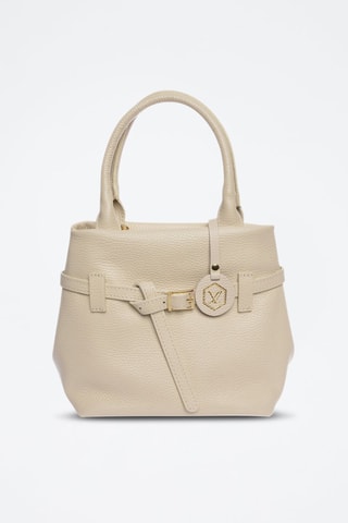 Leren Handtas - Beige