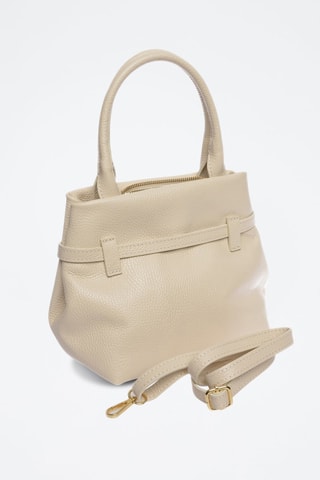 Leren Handtas - Beige
