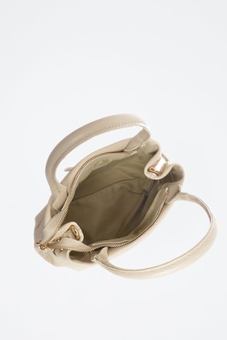 Leren Handtas - Beige