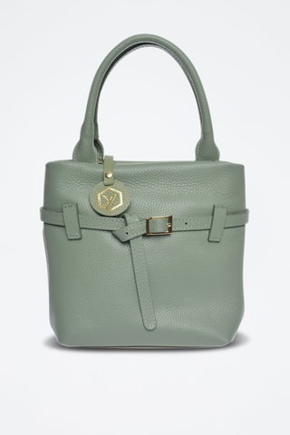 Leren Handtas - Groen