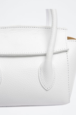 Leren Handtas - Wit en goudkleurig