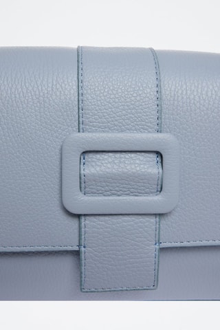 Leren Schoudertas - Blauw