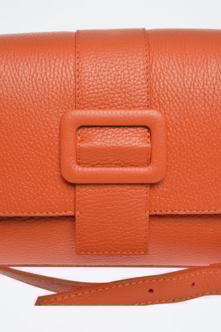 Leren Schoudertas - Oranje