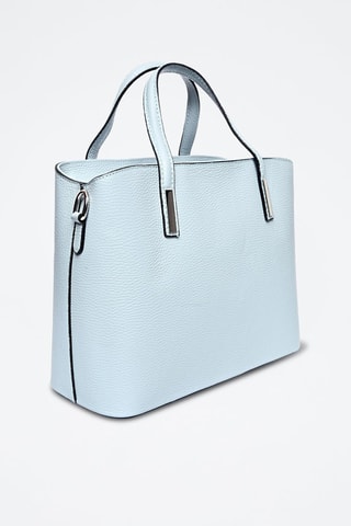 Leren Handtas - Blauw