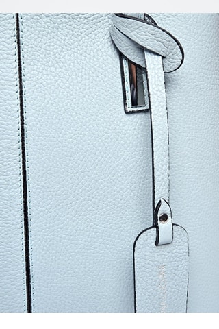 Leren Handtas - Blauw