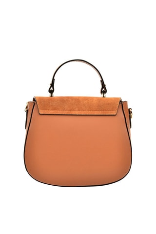 Leren Handtas - Luisa Vannini - Bruin