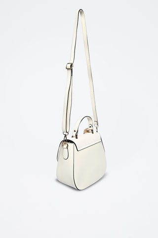 Leren Handtas - Luisa Vannini - Beige