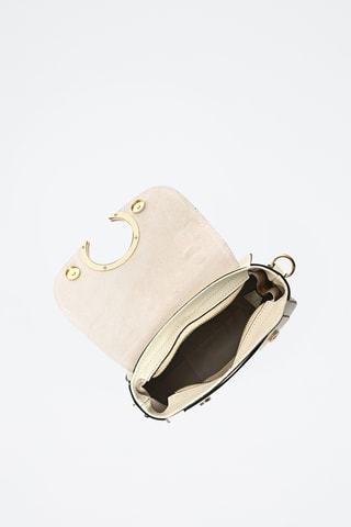 Leren Handtas - Luisa Vannini - Beige