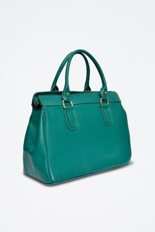 Leren Handtas - Roberta M - Groen