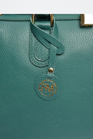 Leren Handtas - Roberta M - Groen