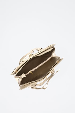 Leren Handtas - Roberta M - Beige