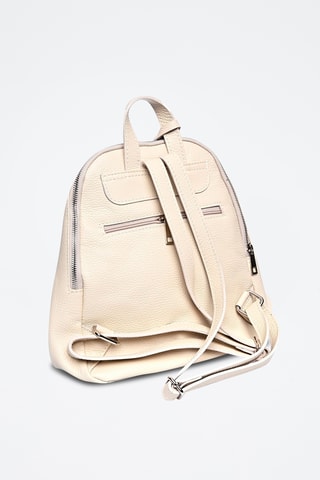 Leren Rugtas - Anna Luchini - Beige