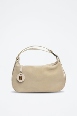 Leren Handtas - Beige
