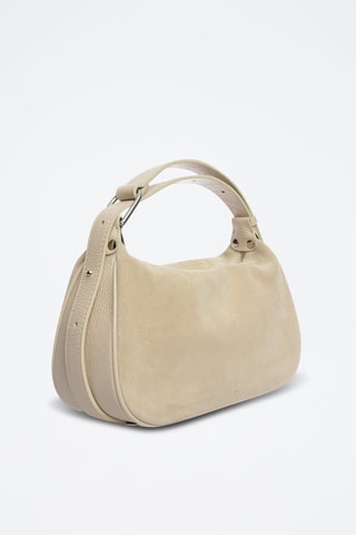 Leren Handtas - Beige