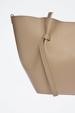 Leren Handtas - Beige