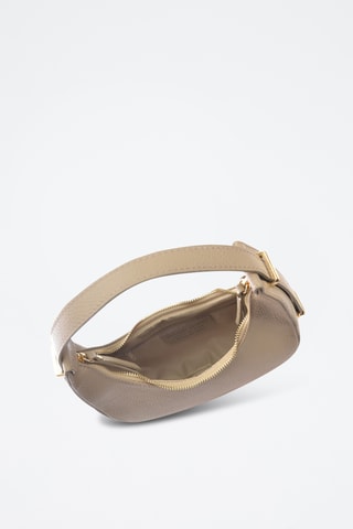 Leren Handtas - Carla Ferreri - Beige