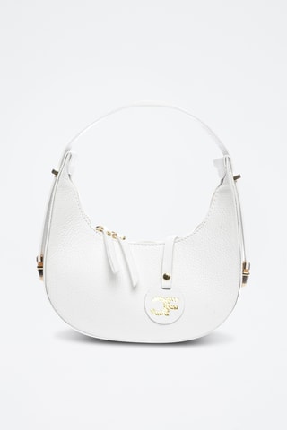 Leren Handtas - Carla Ferreri - Wit