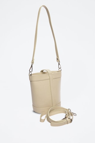Leren Handtas - Beige
