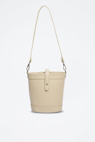 Leren Handtas - Beige