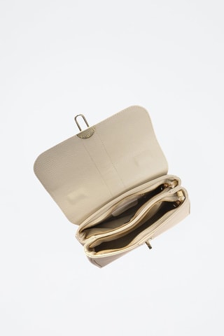 Leren Handtas - Beige