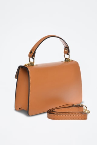 Leren Handtas - Carla Ferreri - Bruin