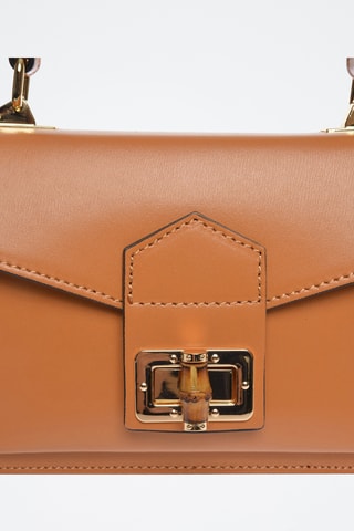 Leren Handtas - Carla Ferreri - Bruin