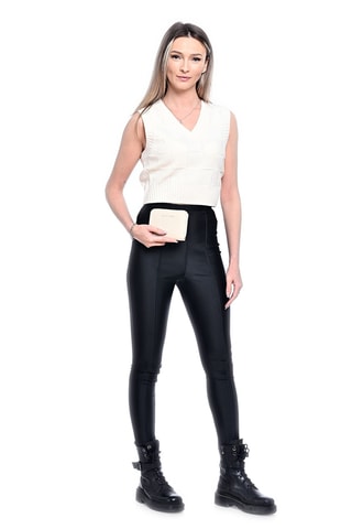 Leren Portefeuille - Carla Ferreri - Beige
