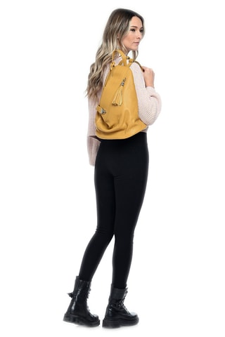 Leren Rugtas - Isabella Rhea - Beige