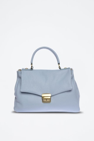 Leren Handtas - Blauw