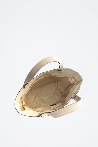 Leren Handtas - Beige