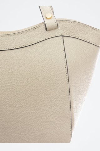 Leren Handtas - Beige