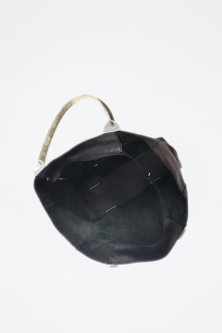 Leren Shopper - Zwart en goudkleurig