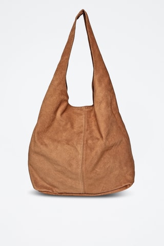 Nubuck Trendy Handtas - Anna Luchini - Bruin