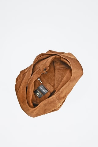 Nubuck Trendy Handtas - Anna Luchini - Bruin