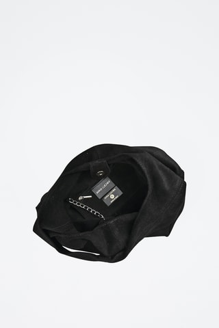 Nubuck Trendy Handtas - Anna Luchini - Zwart