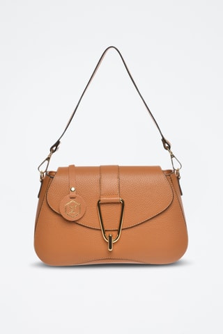 Leren Handtas - Luisa Vannini - Bruin